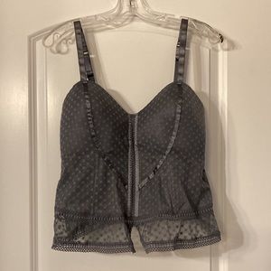 Cacique Gray Bustier Corset - 18/20